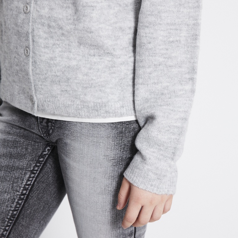 Basic knit cardigan "Siri star"